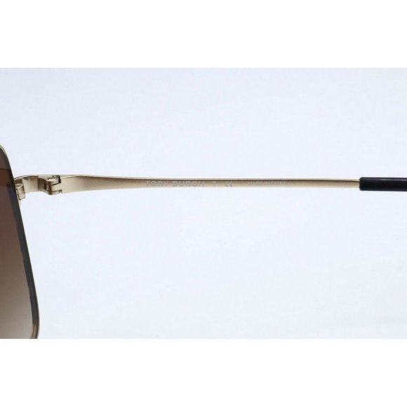 Tory Burch TY 6076 328213 Oversize Black Gold Sunglasses Brown Gradient Lenses - Picture 5 of 7